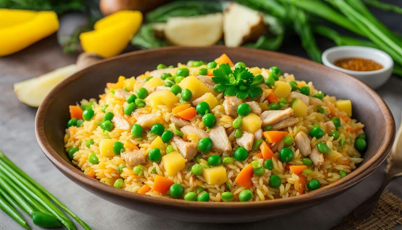 Easy &amp; Delicious Pineapple Chicken Fried Rice Recipe