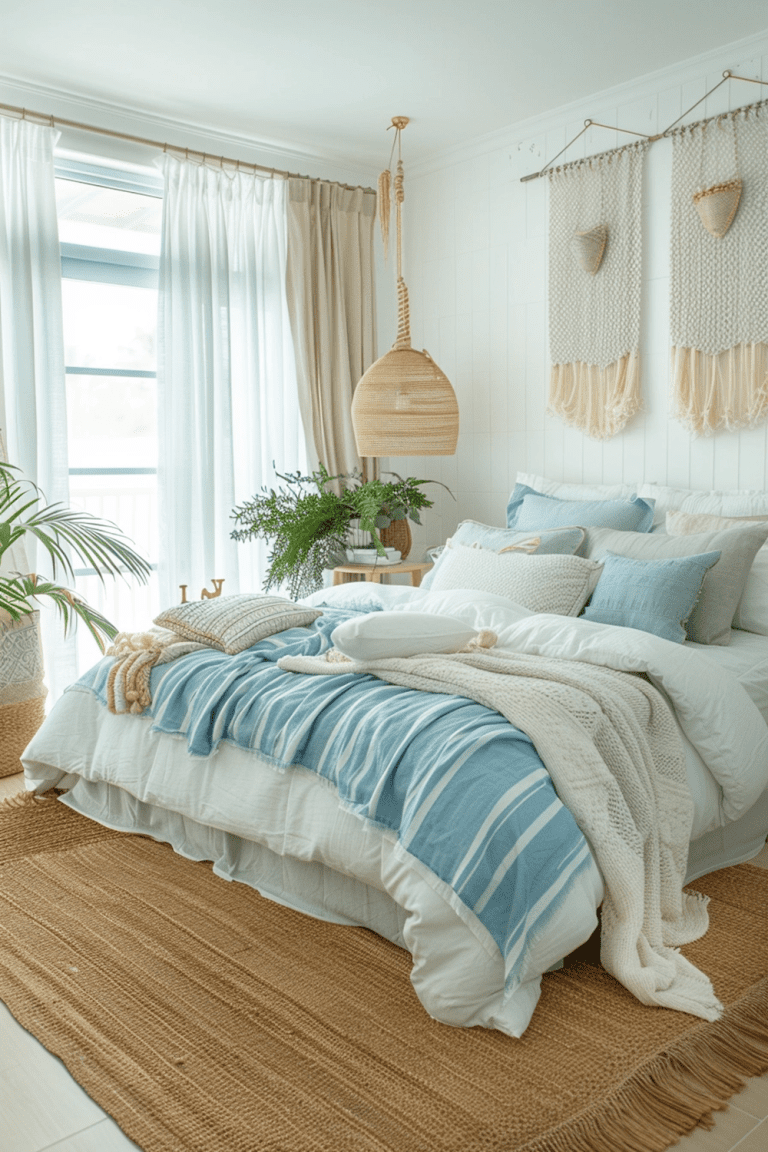 Light Blue Boho Bedroom Ideas Courtneys World