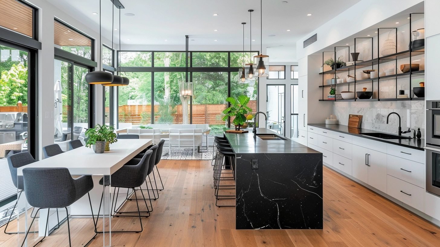 29 Black And White Modern Kitchen Ideas For A Stunning Makeover ...