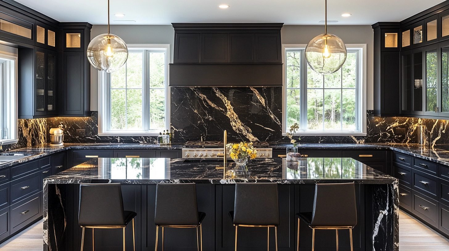 29 Black Modern Kitchen Ideas For A Bold And Sophisticated Look ...