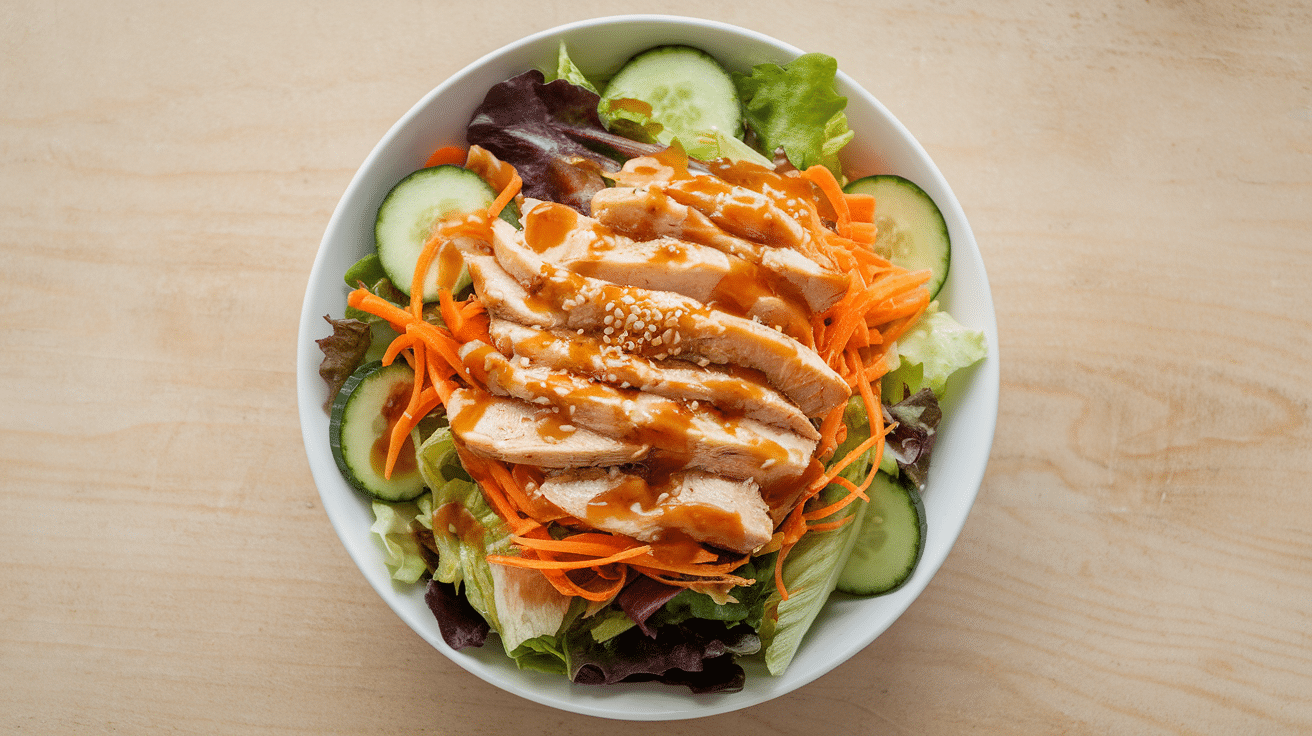 15-Minute Sesame Ginger Chicken Salad - Courtneys World
