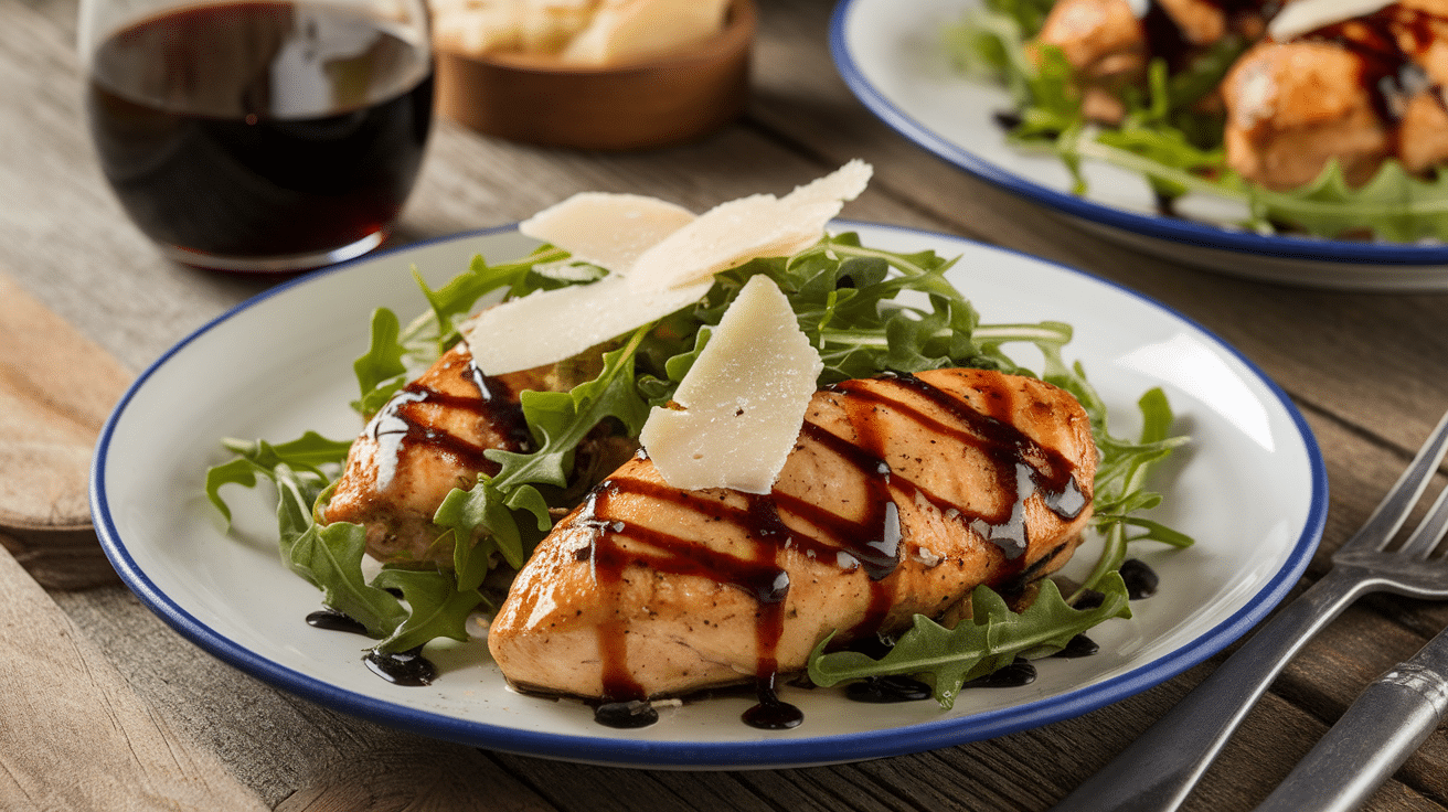 15-Minute Balsamic Chicken With Arugula - Courtneys World