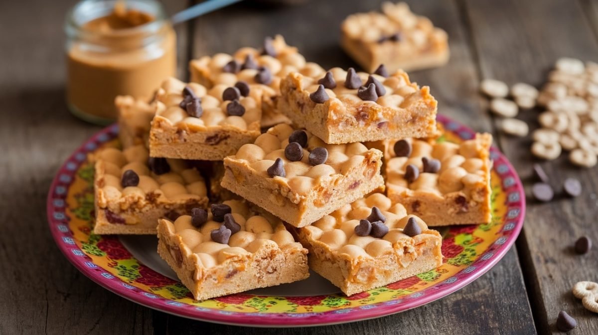 No-Bake Peanut Butter Cheerio Bars Recipe - Courtneys World