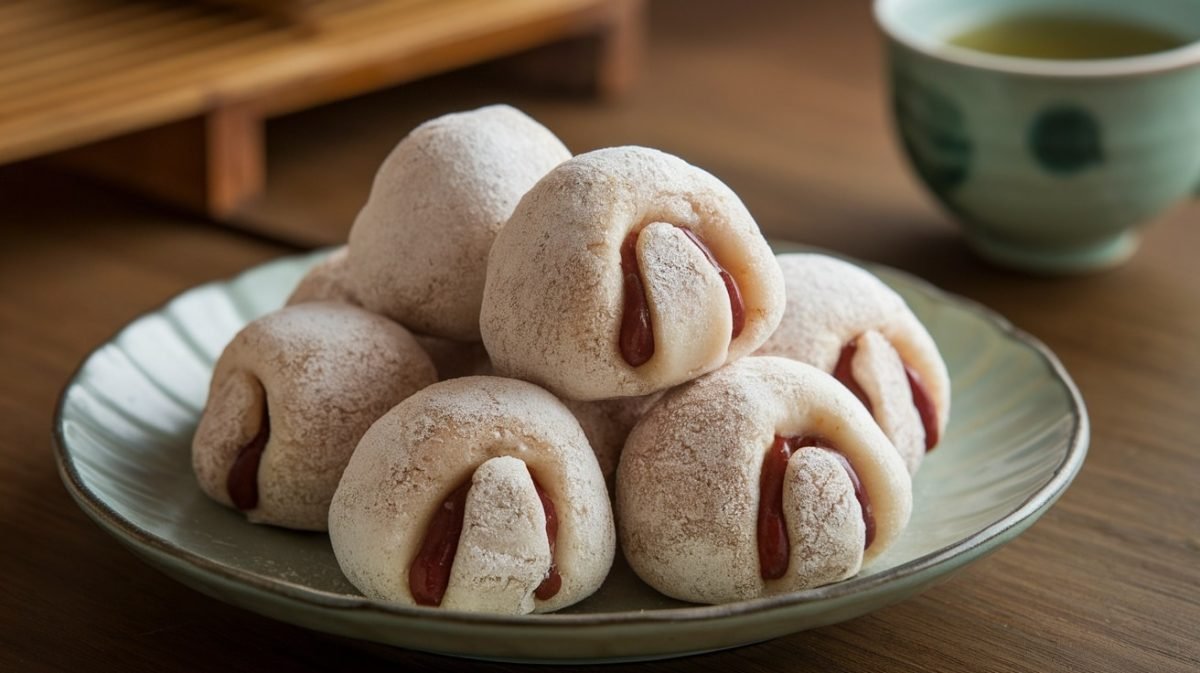 Sweet Red Bean Mochi Dessert Recipe - Courtneys World
