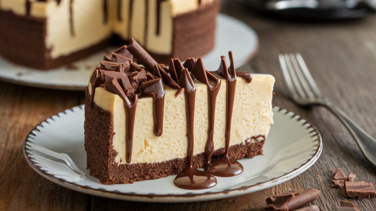 Decadent Brownie Bottom Cheesecake - Courtneys World