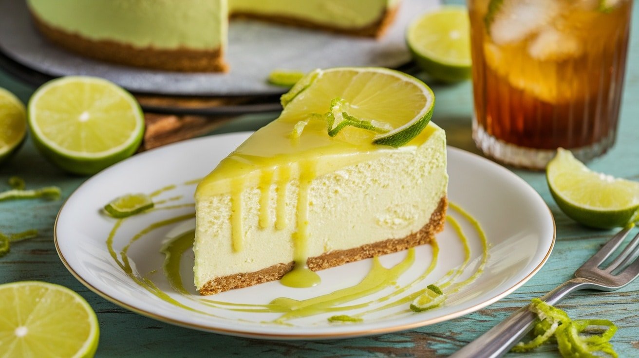 Refreshing No-Bake Key Lime Cheesecake Recipe - Courtneys World