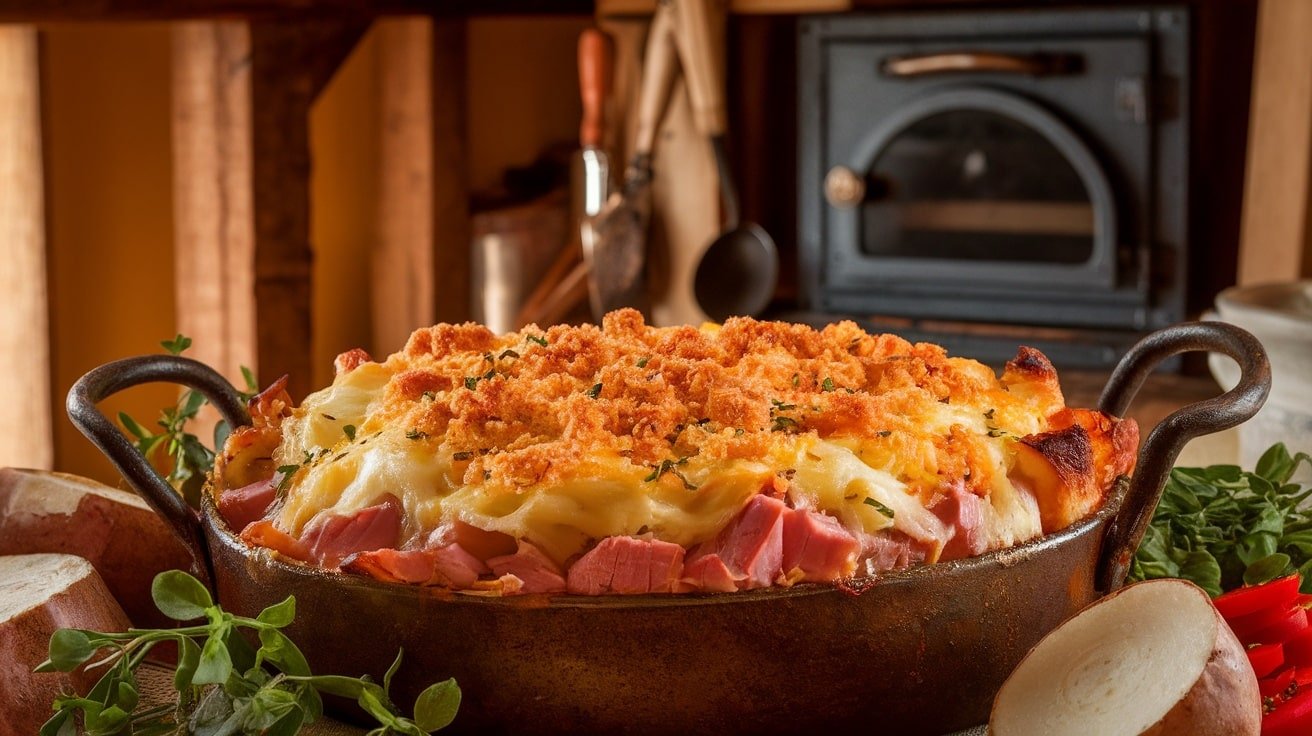 Cheesy Ham And Pasta Bake - Courtneys World
