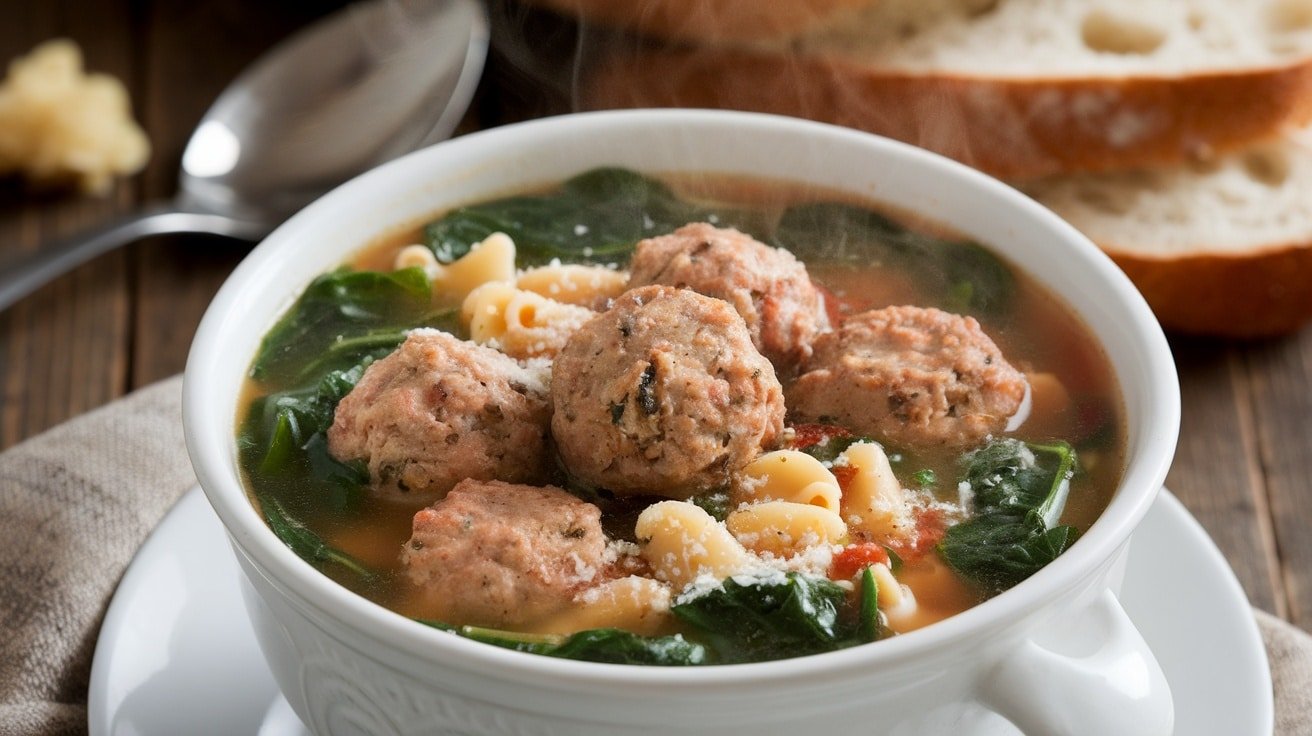 Savory Italian Wedding Soup Recipe - Courtneys World
