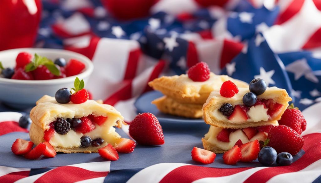 4th of July breakfast pastry