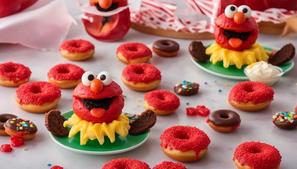 DIY Elmo Donuts