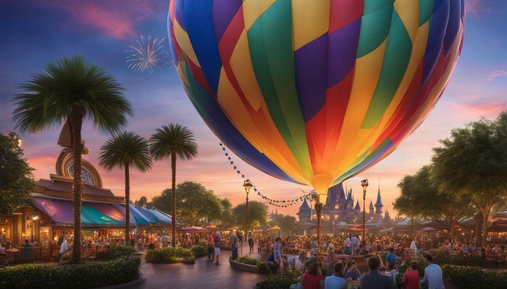 Disney Aerophile balloon at Disney Springs