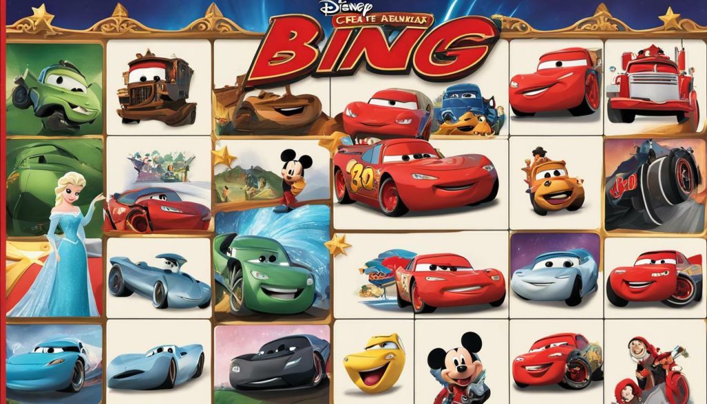 Disney Bingo Printable
