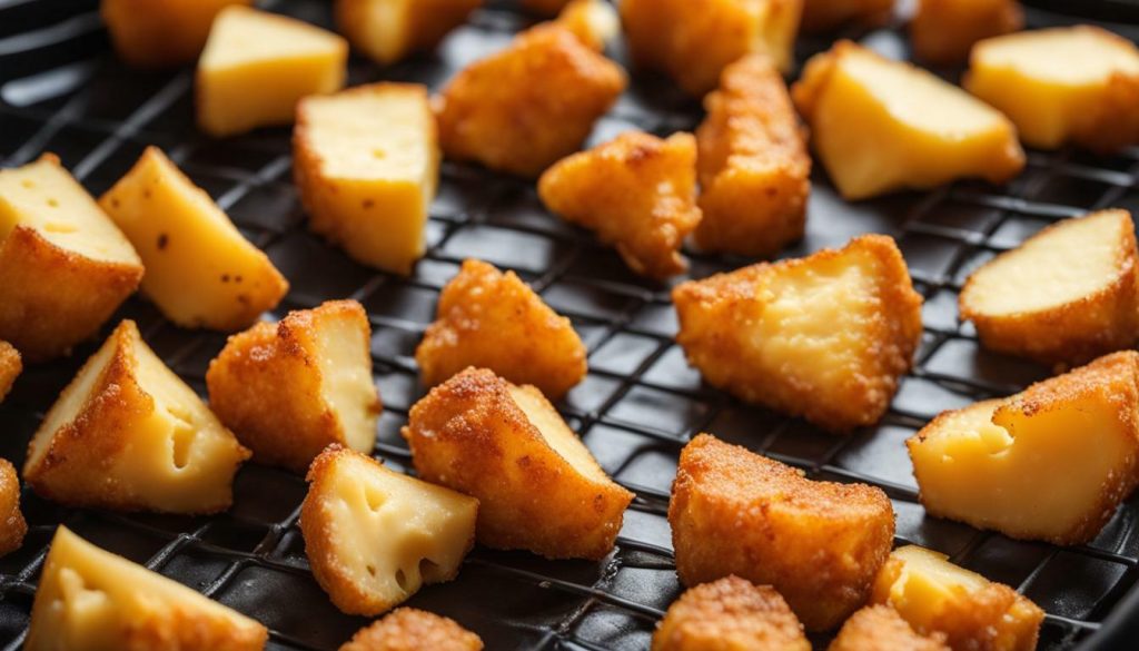 Fried cheese curds in air fryer