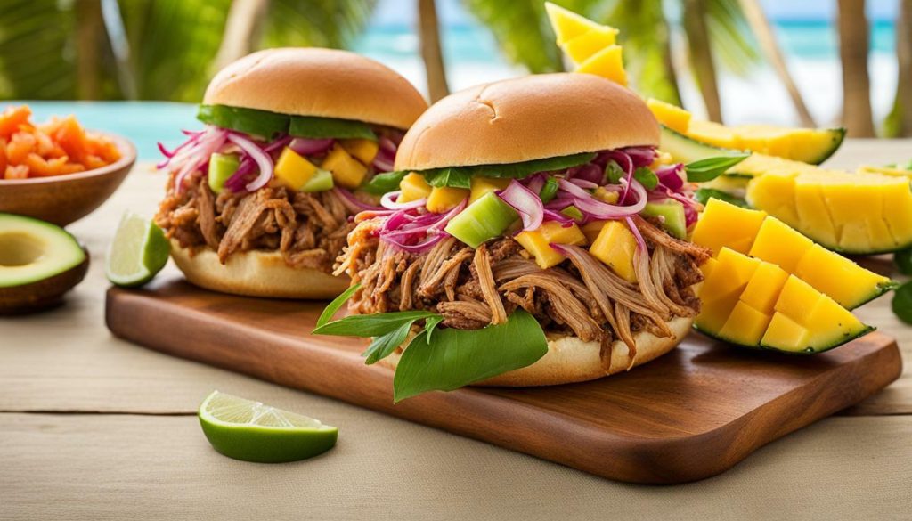 Hawaiian Pulled Pork Sandwiches Variation Image