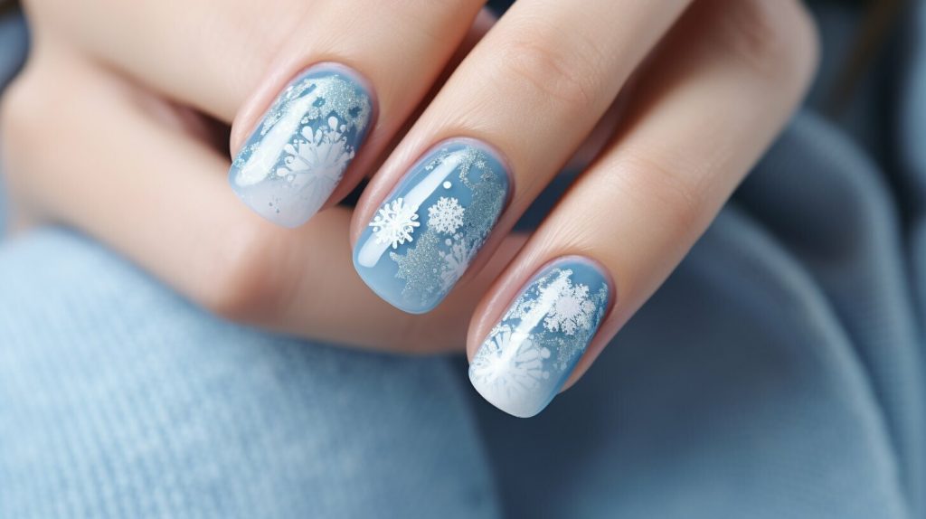Icy and Frosty Nail Designs