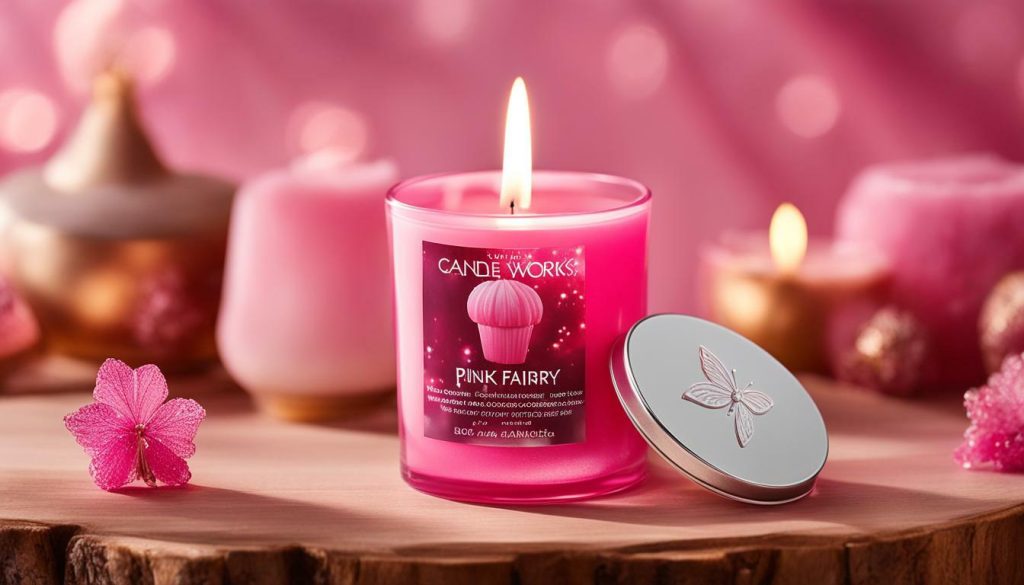 Pink Fairy Gumdrop Candle