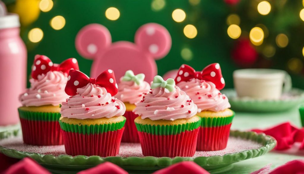 Red Minnie Mouse Cupcakes
