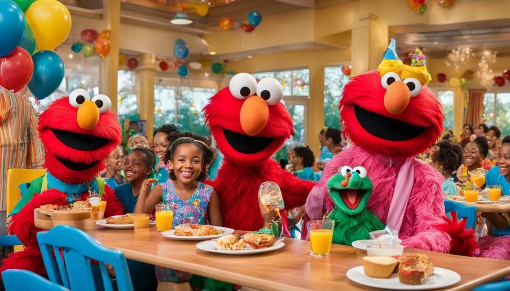 Sesame Place Breakfast with Elmo