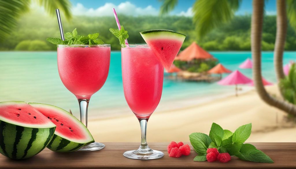 Sparkling Watermelon Cocktail Image