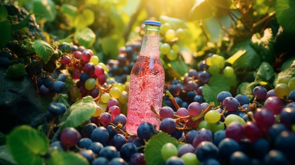 Sparkling grape juice