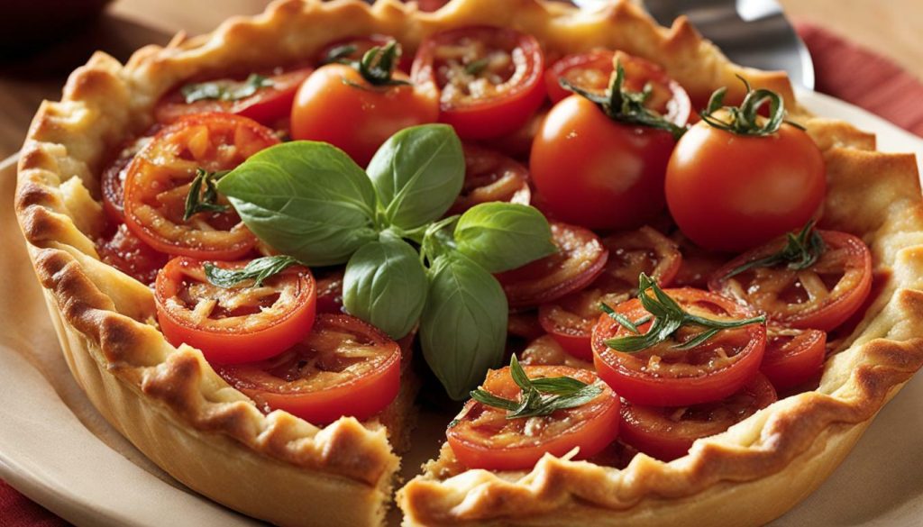 Tomato and Vidalia Onion Pie Image