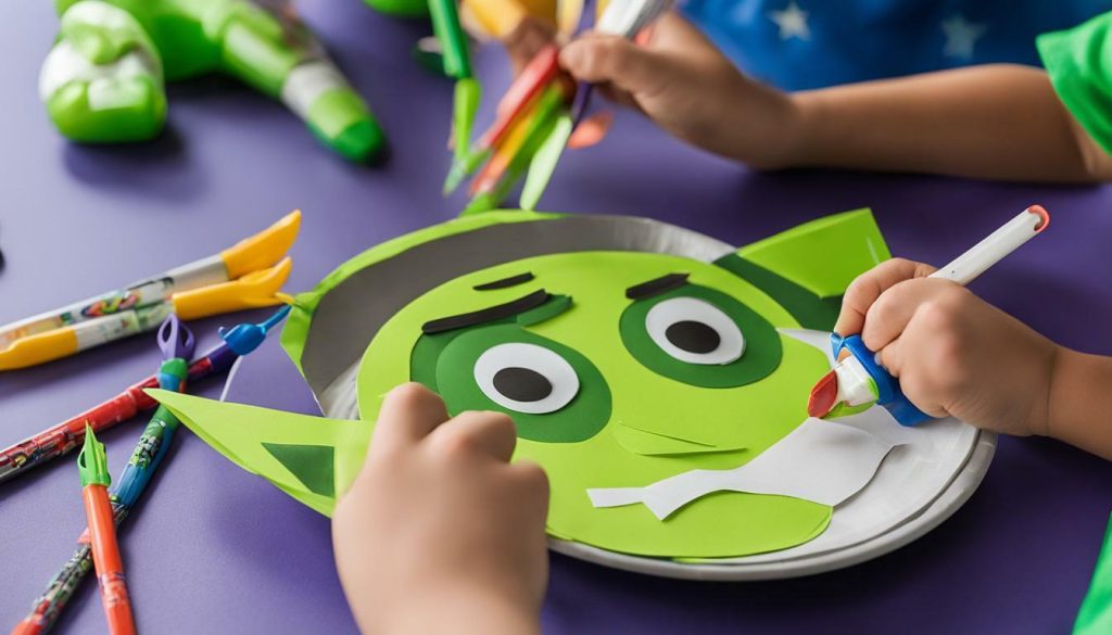 Toy Story Alien Paper Plate Craft