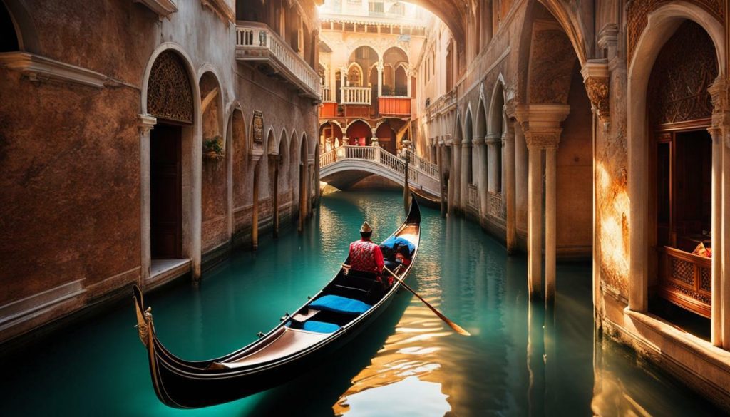 Venetian Indoor Gondola Rides