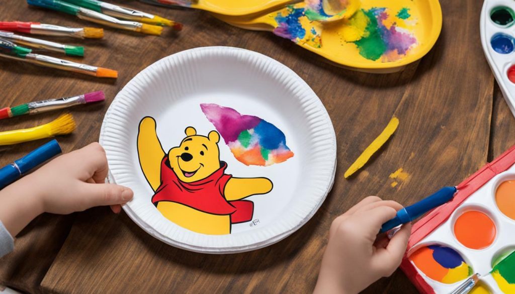 Winnie the Pooh Paper Plate Craft