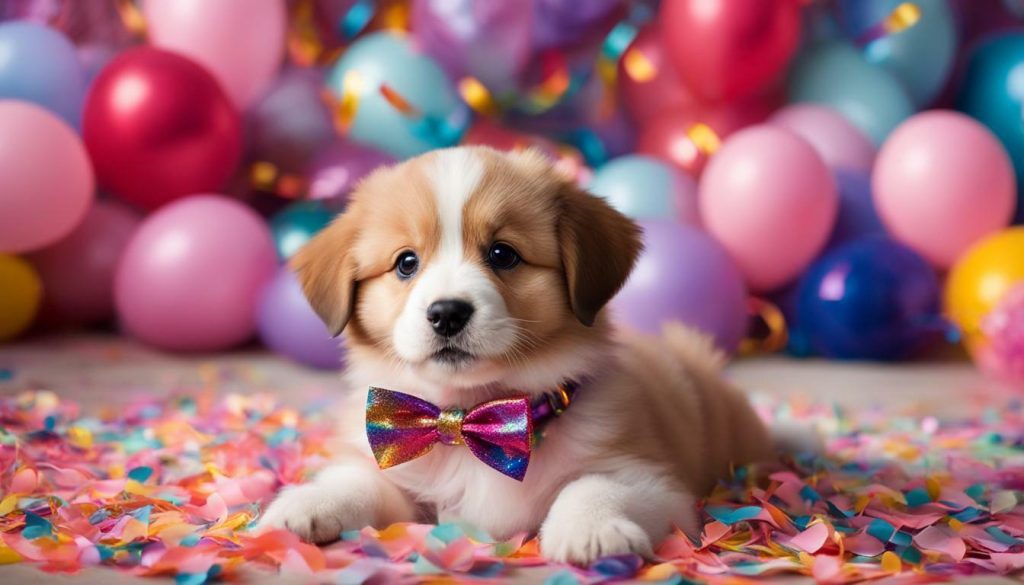 adorable puppy announcement