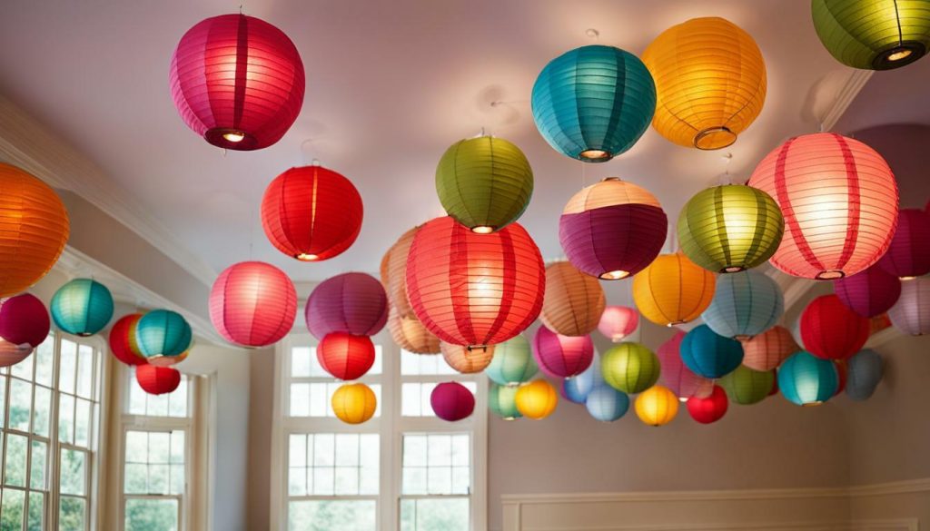 affordable paper lanterns for big girl room