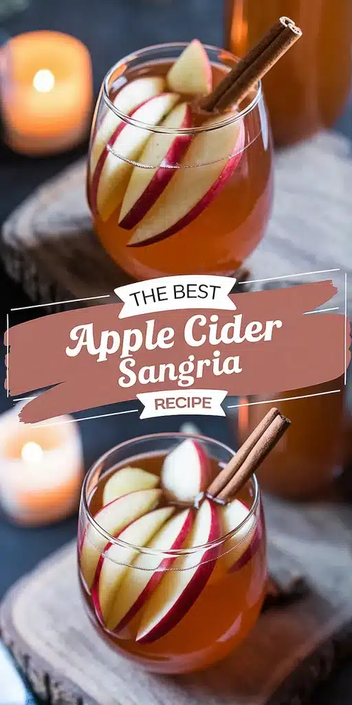 apple cider sangria