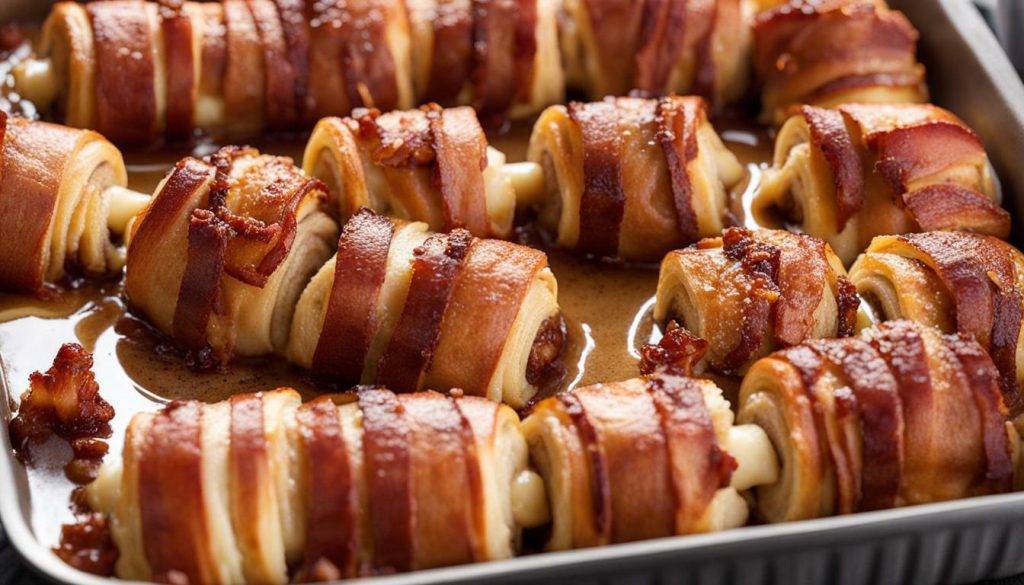bacon wrapped cinnamon rolls