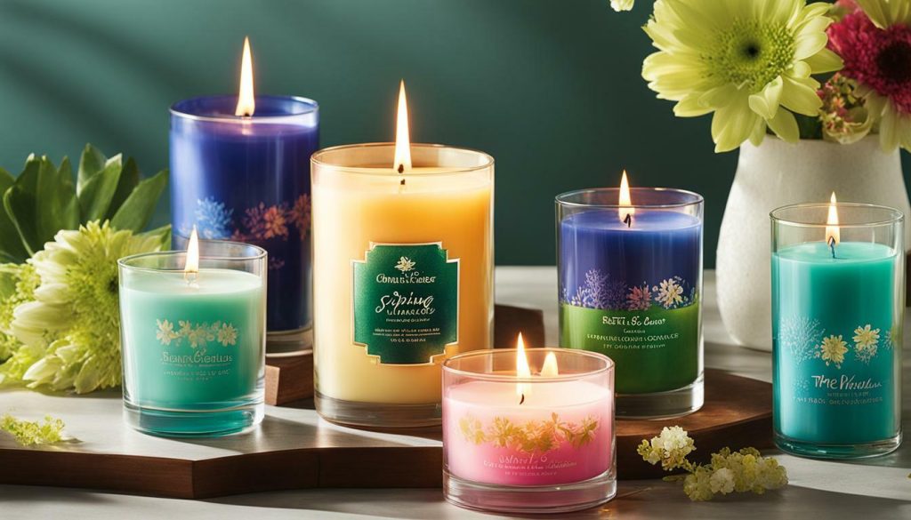 bath and body works spring candles