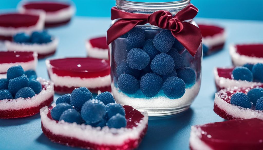blue raspberry jello shots
