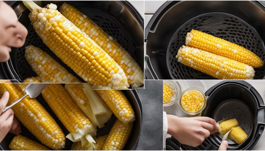 crispy air fryer corn on the cob