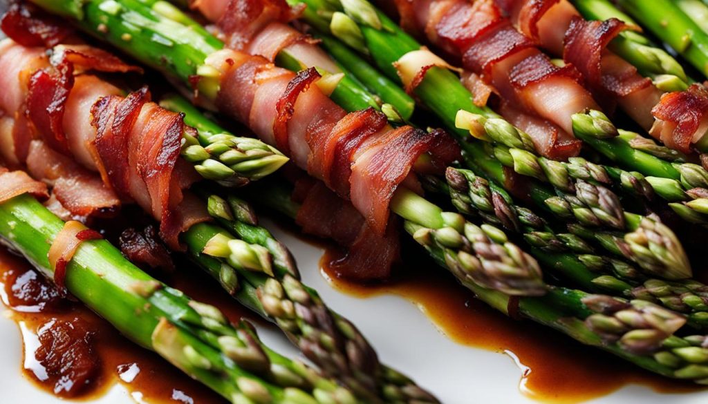 crispy bacon wrapped asparagus