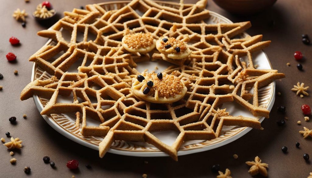 crunchy spider crackers