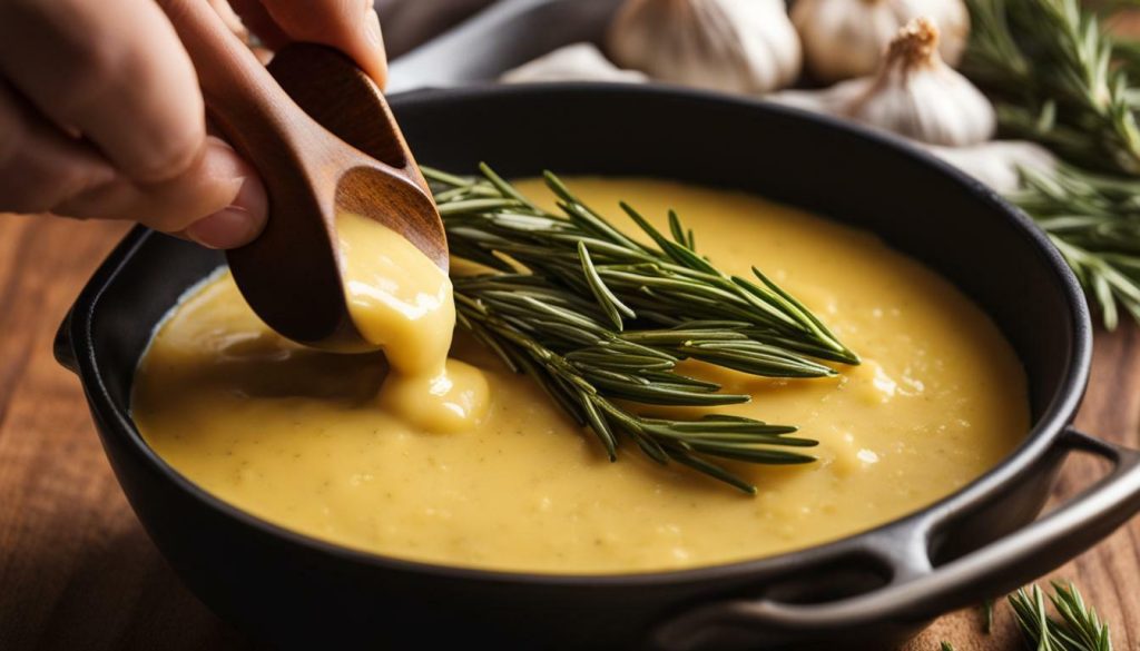 delicious rosemary garlic butter sauce