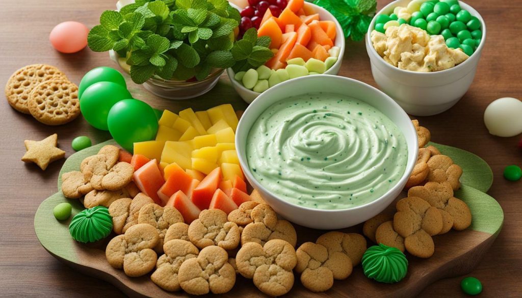 dessert dip for St. Patrick's Day
