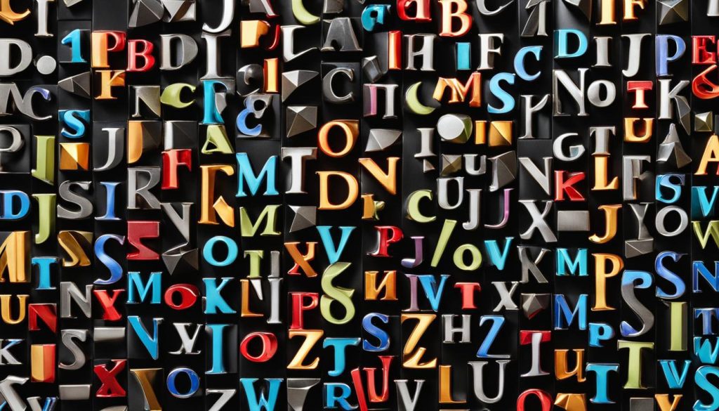 diy metallic alphabet magnets