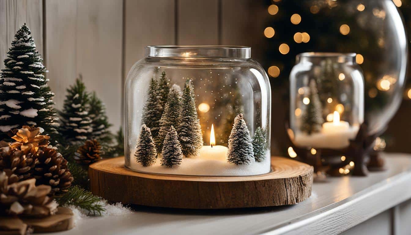 Create Your Own DIY Snow Globe Candle Holder Today!