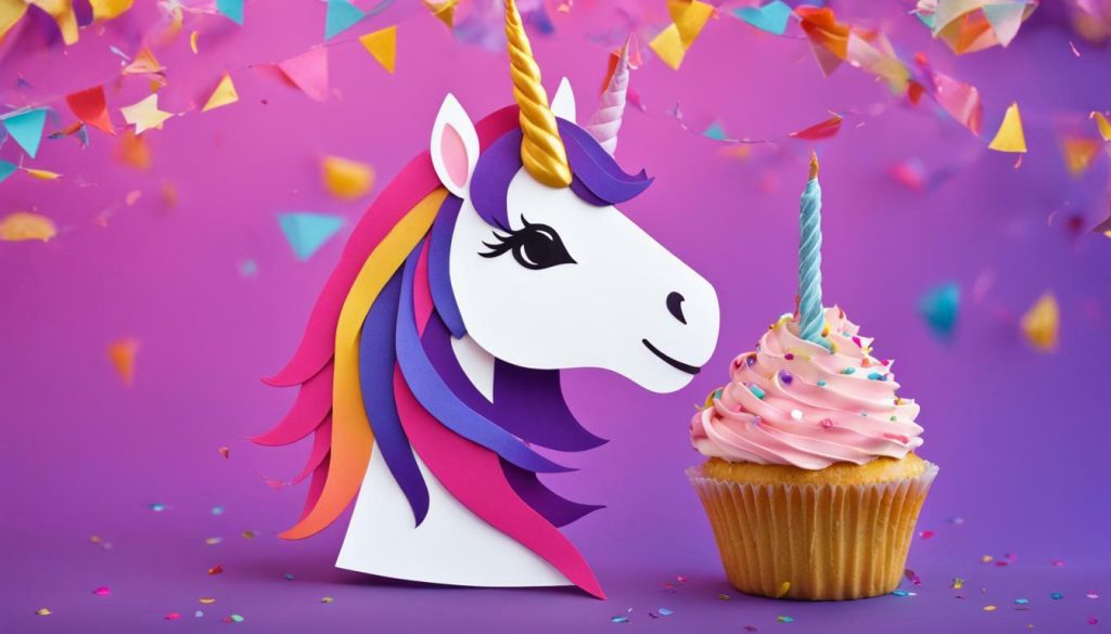diy unicorn birthday card image