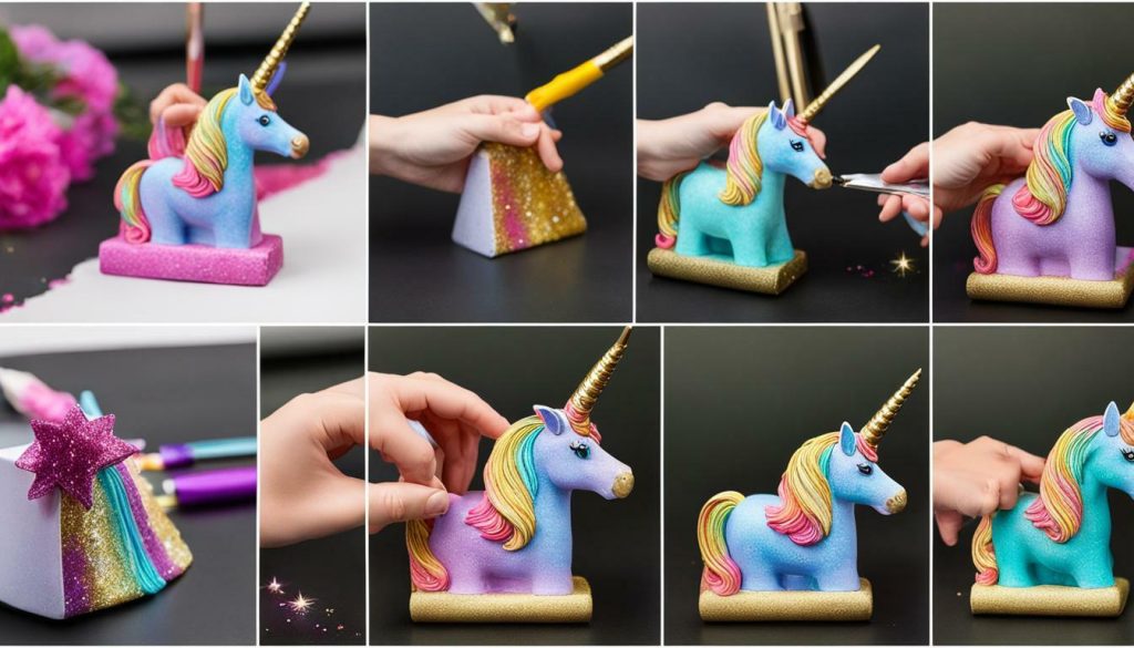 diy unicorn pen holder