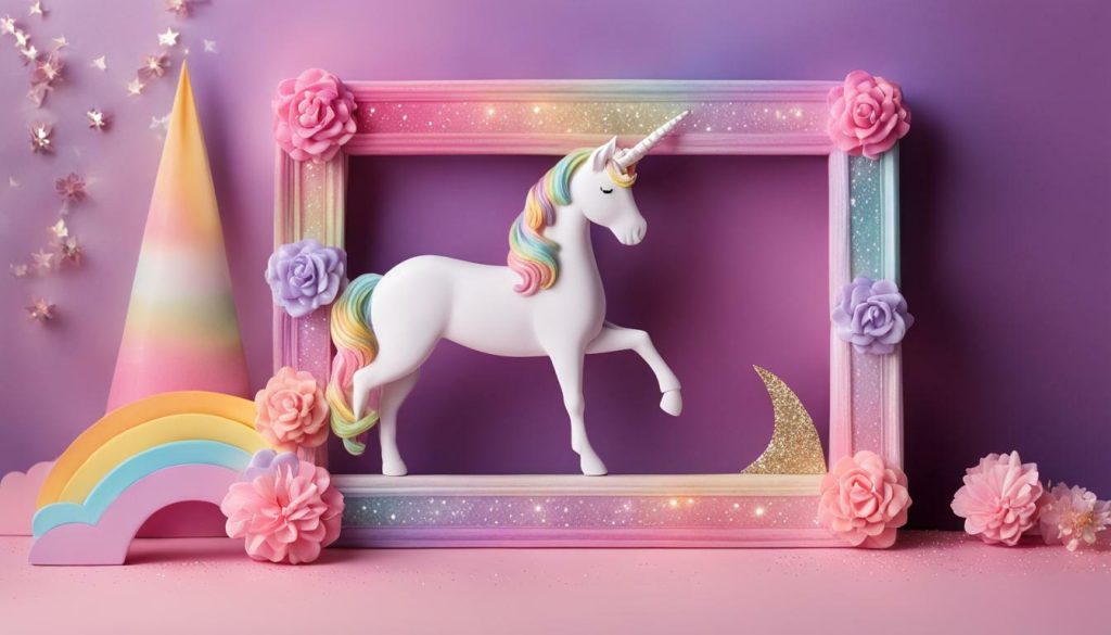 diy unicorn picture frame