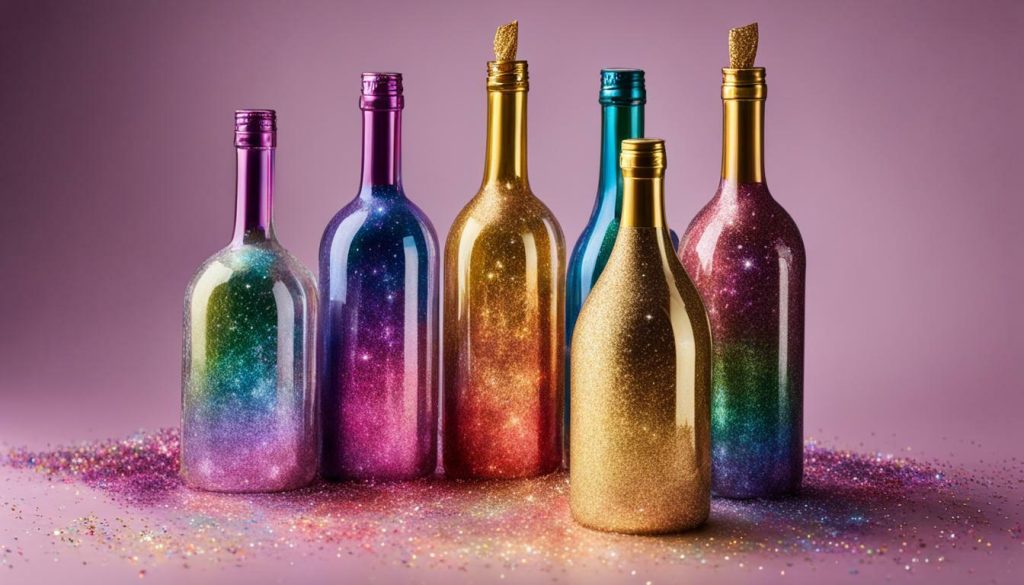 diy unicorn wine bottle decorations