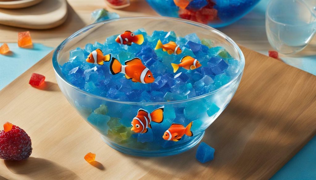finding dory fish bowl jello cups