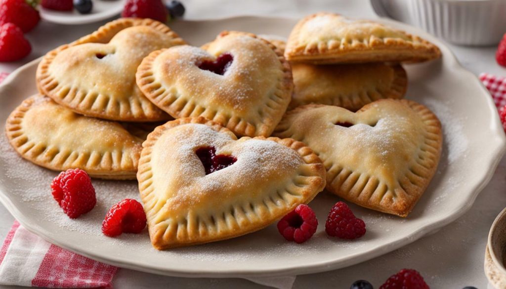 heart-shaped hand pies