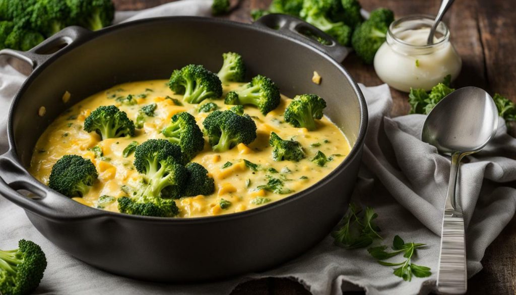 keto cheesy broccoli casserole