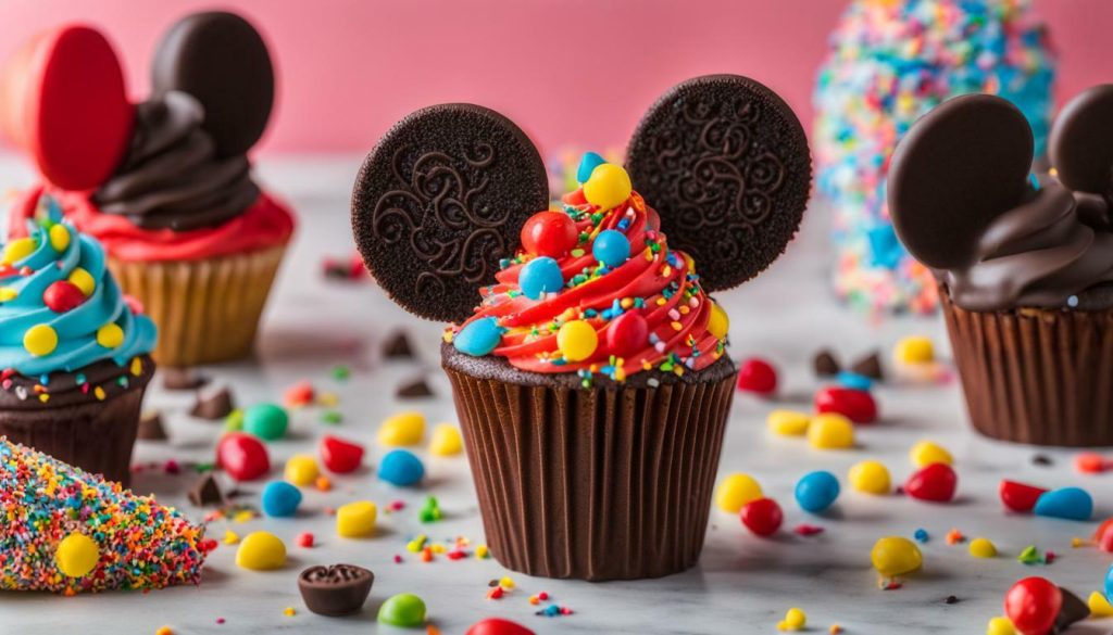 mickey mouse cupcake cones