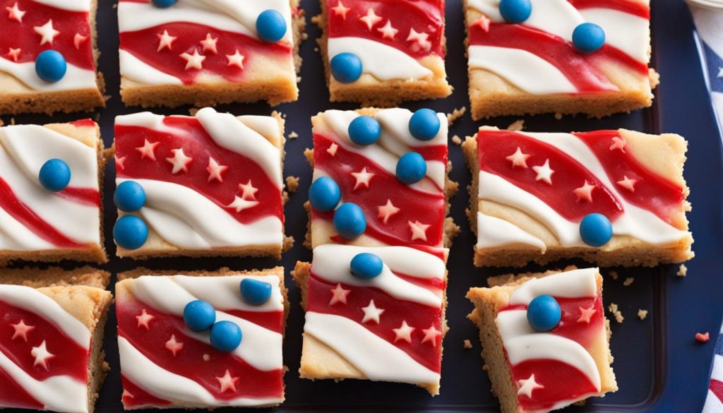 patriotic cookie bars